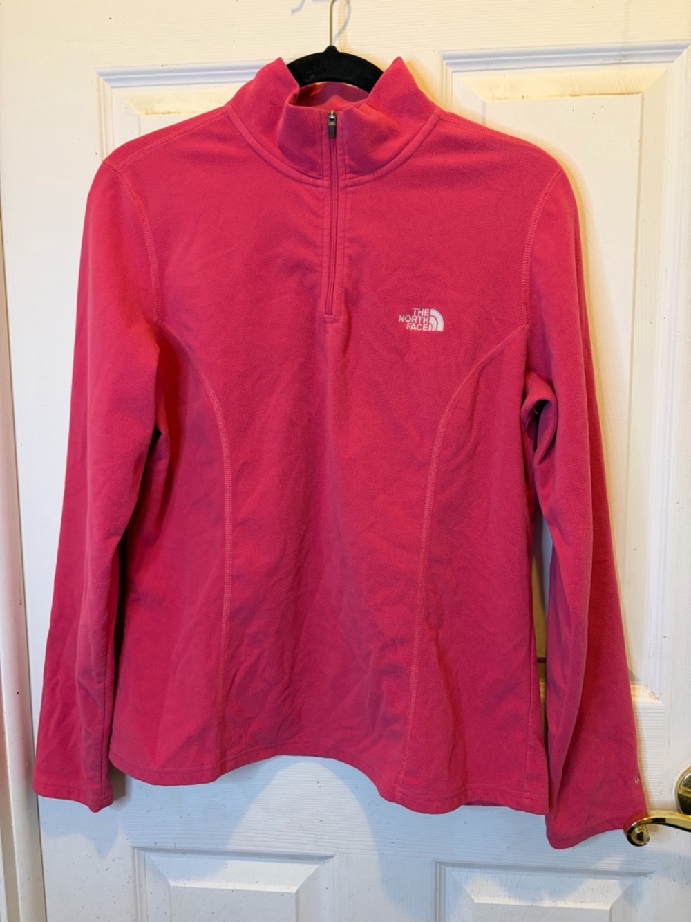 The North Face Hot Pink Women's Fleece Quarter-Zip